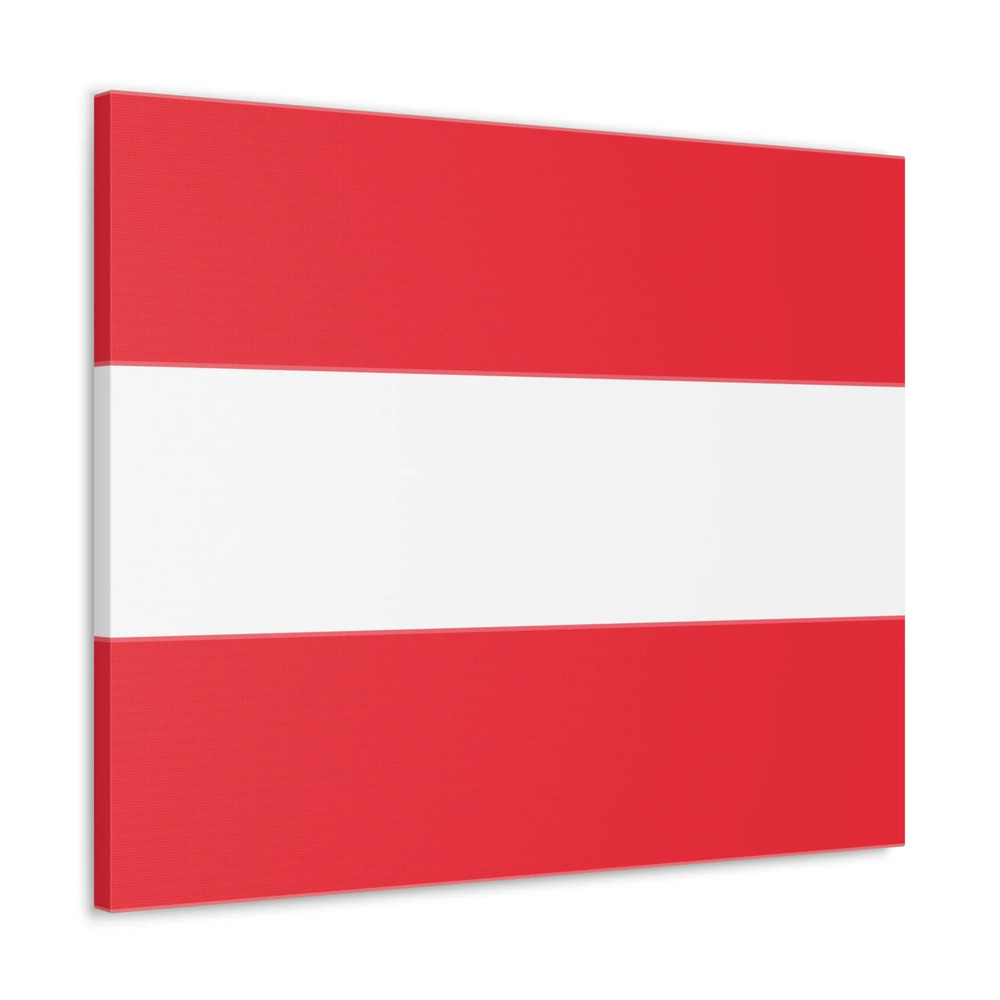 Austria Country Flag Canvas Vibrant Wall Art Unframed Home Decor